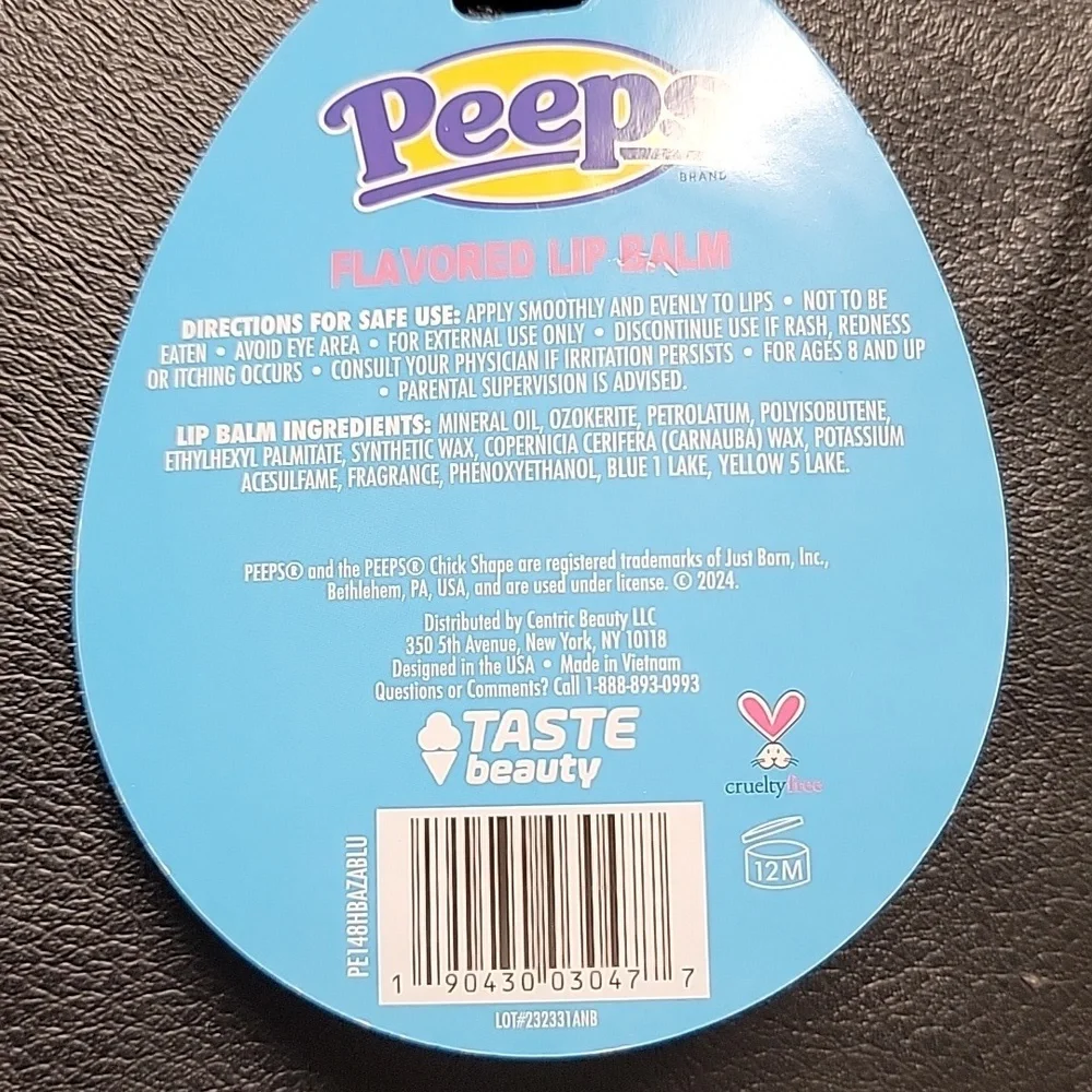 Peeps Cotton Candy Lip Balm